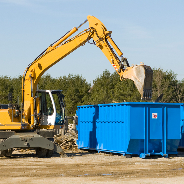 how many times can i have a residential dumpster rental emptied in Livingston